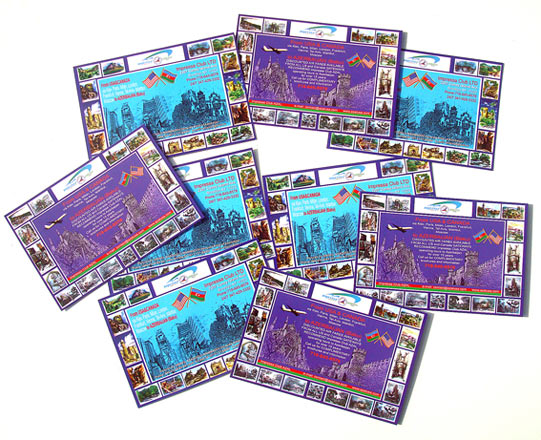 В США презентована открытка с видами Баку и Азербайджана