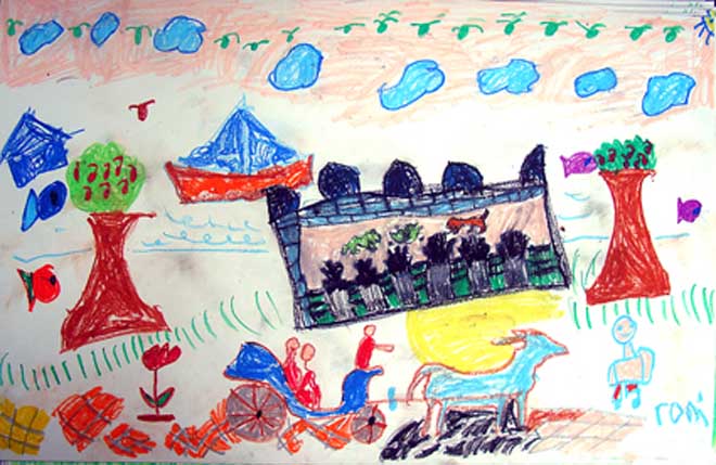 Подарок детей из Ассоциации азербайджанцев Нью-Йорка ко Дню республики (фотосессия)