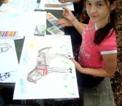 Подарок детей из Ассоциации азербайджанцев Нью-Йорка ко Дню республики (фотосессия)