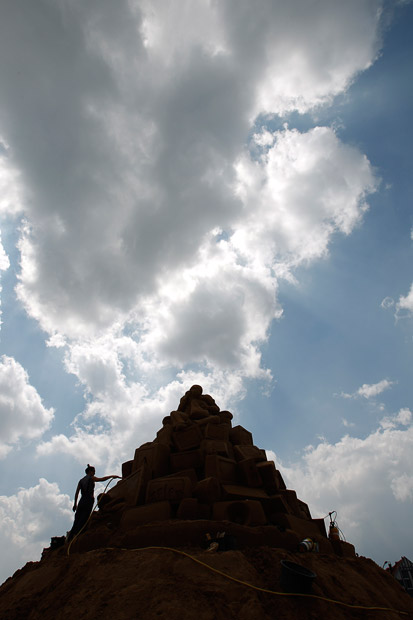 Фестиваль песчаных скульптур в Берлине (фотосессия)