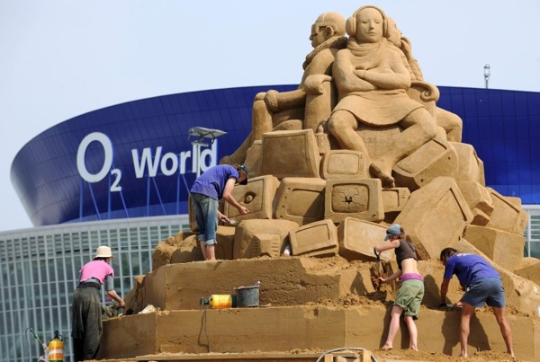 Фестиваль песчаных скульптур в Берлине (фотосессия)