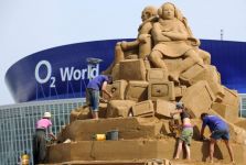 Фестиваль песчаных скульптур в Берлине (фотосессия)