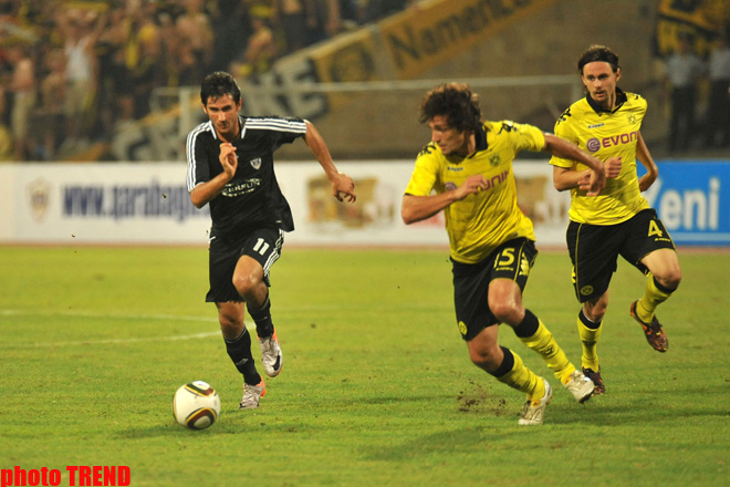 Спасибо "Карабаху"! Фотосет игры с "Боруссией" в Баку