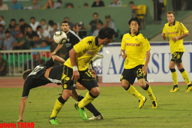 Спасибо "Карабаху"! Фотосет игры с "Боруссией" в Баку