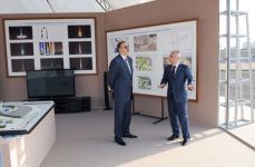 Президент Азербайджана ознакомился с территорией в Низаминском районе Баку, где будет заложен парк и построен музыкальный фонтан (ДОПОЛНЕНО) (ФОТО)