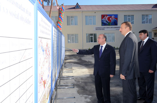 Президент Азербайджана принял участие в открытии Мурсаллинской сельской средней школы Сабирабадского района (ОБНОВЛЕНО) (ФОТО)