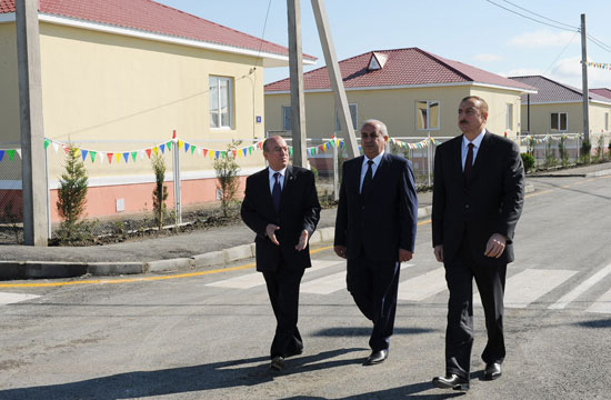 Президент Азербайджана принял участие в открытии новых домов в Имишлинском районе (ДОПОЛНЕНО) (ФОТО)