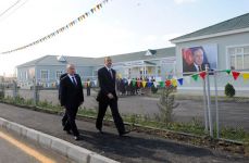 Президент Азербайджана принял участие в открытии новых домов в Имишлинском районе (ДОПОЛНЕНО) (ФОТО)