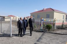 Президент Азербайджана принял участие в открытии новых домов в Имишлинском районе (ДОПОЛНЕНО) (ФОТО)