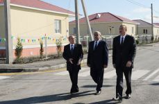 Президент Азербайджана принял участие в открытии новых домов в Имишлинском районе (ДОПОЛНЕНО) (ФОТО)