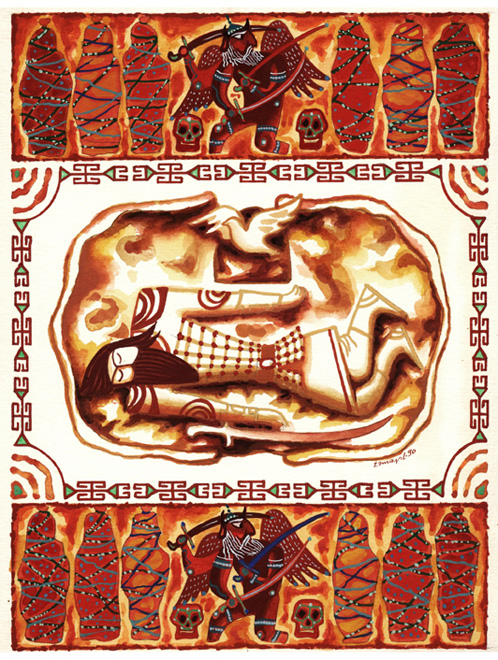 "Деде Горгуд" азербайджанского художника Исмаила Мамедова (фотосессия)