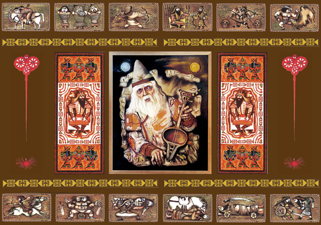 "Деде Горгуд" азербайджанского художника Исмаила Мамедова (фотосессия)