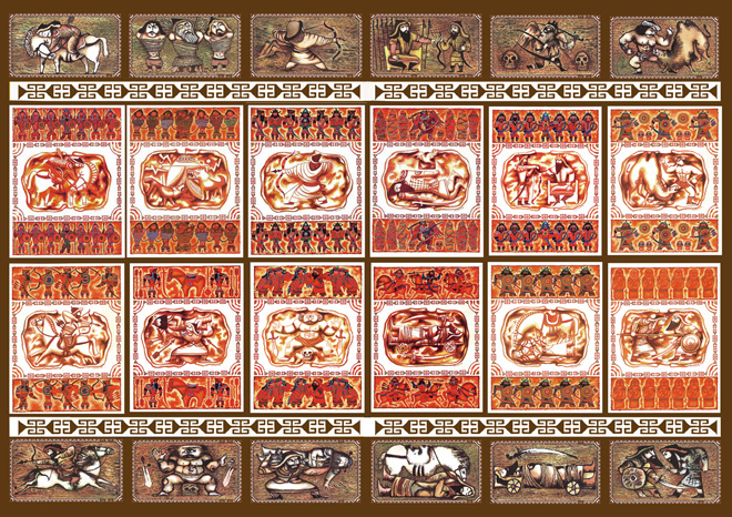 "Деде Горгуд" азербайджанского художника Исмаила Мамедова (фотосессия)