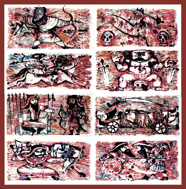 "Деде Горгуд" азербайджанского художника Исмаила Мамедова (фотосессия)