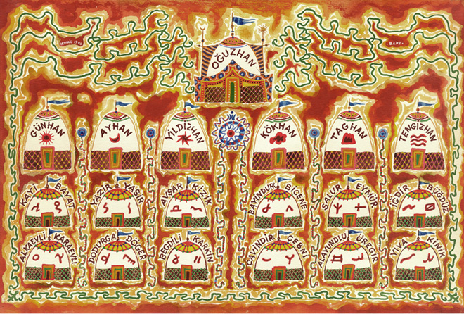 "Деде Горгуд" азербайджанского художника Исмаила Мамедова (фотосессия)