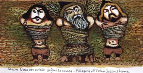 "Деде Горгуд" азербайджанского художника Исмаила Мамедова (фотосессия)