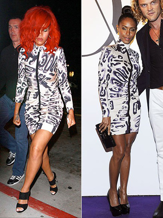 Звезды в одинаковых нарядах (фотосессия)