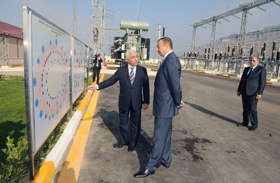 Президент Азербайджана принял участие в открытии подстанции "Ходжасан" (ДОПОЛНЕНО)(ФОТО)