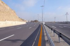 Президент Азербайджана принял участие в открытии участков автомобильной дороги Баку-Алят (ДОПОЛНЕНО)(ФОТО)