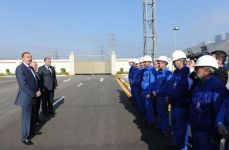 Президент Азербайджана принял участие в открытии подстанции "Ходжасан" (ДОПОЛНЕНО)(ФОТО)