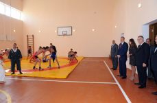 Президент Азербайджана принял участие в церемонии открытия нового поселка для семей вынужденных переселенцев в Агдамском районе (ДОПОЛНЕНО) (ФОТО)