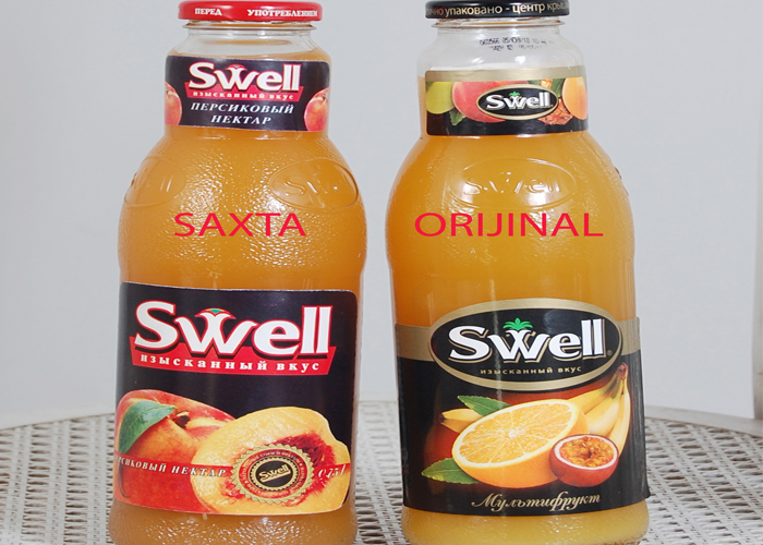 В доме торжеств "Su pərisi" в Баку выявлены поддельные натуральные соки и минеральная вода (фотосессия)