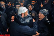 Тела погибших азербайджанских паломников доставлены на родную землю (фотосессия)