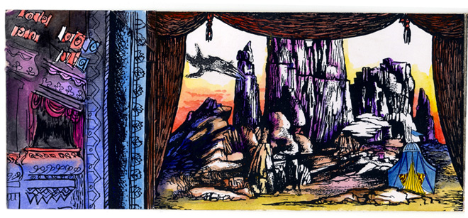 Вернисаж заслуженного художника Азербайджана Исмаила Мамедова. Театральные декорации (фотосессия)