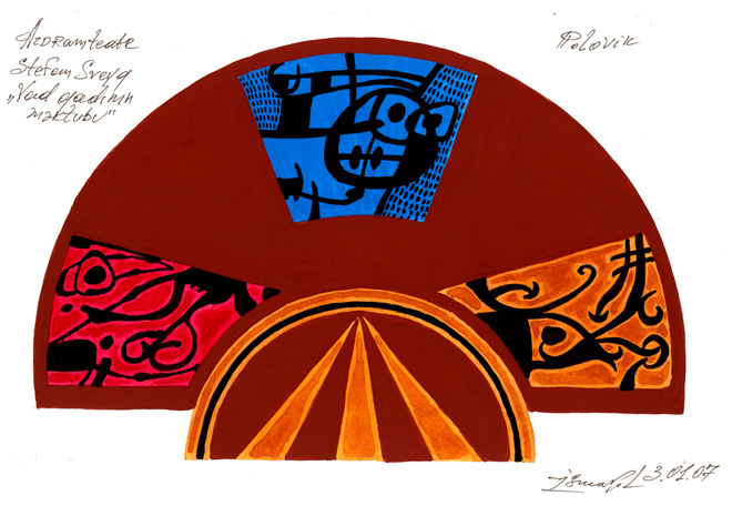 Вернисаж заслуженного художника Азербайджана Исмаила Мамедова. Театральные декорации (фотосессия)