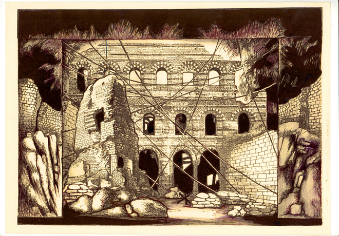 Вернисаж заслуженного художника Азербайджана Исмаила Мамедова. Театральные декорации (фотосессия)