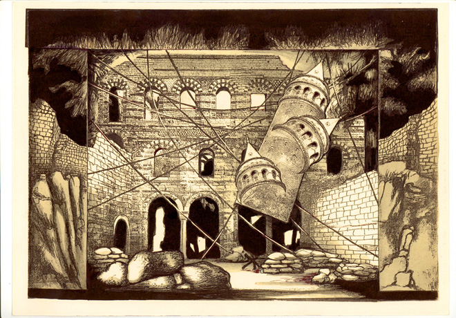 Вернисаж заслуженного художника Азербайджана Исмаила Мамедова. Театральные декорации (фотосессия)