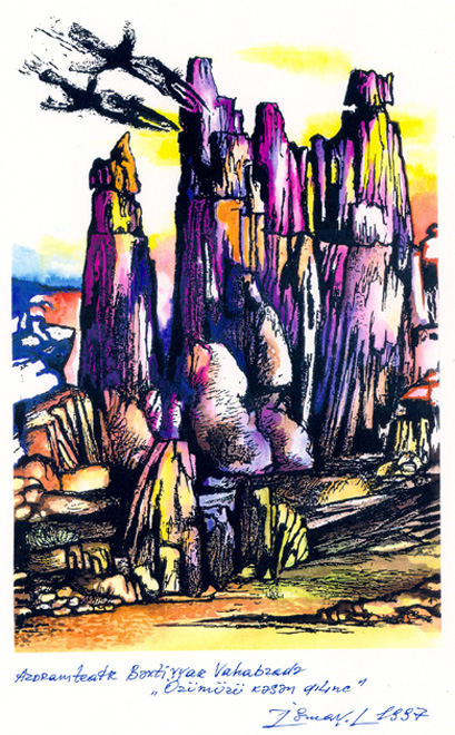 Вернисаж заслуженного художника Азербайджана Исмаила Мамедова. Театральные декорации (фотосессия)