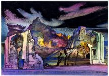 Вернисаж заслуженного художника Азербайджана Исмаила Мамедова. Театральные декорации (фотосессия)