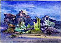 Вернисаж заслуженного художника Азербайджана Исмаила Мамедова. Театральные декорации (фотосессия)