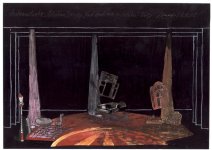 Вернисаж заслуженного художника Азербайджана Исмаила Мамедова. Театральные декорации (фотосессия)