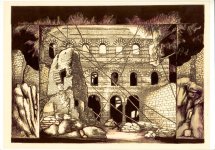 Вернисаж заслуженного художника Азербайджана Исмаила Мамедова. Театральные декорации (фотосессия)