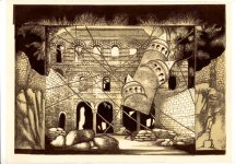 Вернисаж заслуженного художника Азербайджана Исмаила Мамедова. Театральные декорации (фотосессия)