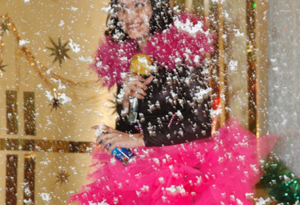 Азербайджанские шоу-звезды остались без Деда Мороза и Снегурочки (фотосессия)