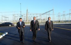 Президент Азербайджана принял участие в открытии подстанции "Самух" (ФОТО)