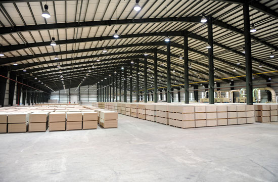 Президент Азербайджана принял участие в открытии завода AZMDF в Апшеронском районе (ФОТО)