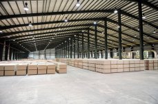 Президент Азербайджана принял участие в открытии завода AZMDF в Апшеронском районе (ФОТО)