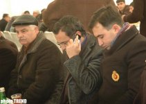 Заслуженного артиста Азербайджана Эльчина Гамидова аплодисментами проводили в последний путь (фотосессия)