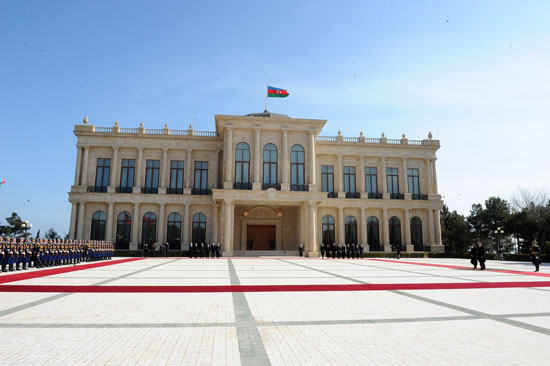 В Баку состоялась церемония официальной встречи Президента Швейцарии (ФОТО)