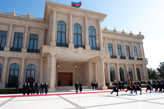 В Баку состоялась церемония официальной встречи Президента Швейцарии (ФОТО)