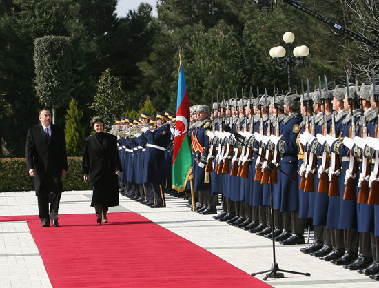 В Баку состоялась церемония официальной встречи Президента Швейцарии (ФОТО)