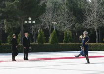 В Баку состоялась церемония официальной встречи Президента Швейцарии (ФОТО)