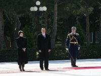 В Баку состоялась церемония официальной встречи Президента Швейцарии (ФОТО)