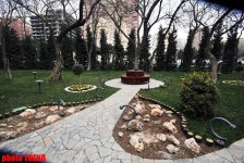 Каток, ледяное кафе, каменный фонтан - реконструированный Парк офицеров в Баку (фотосессия)