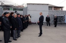 Для людей, живущих в бакинских поселках, будут созданы очень хорошие условия - Президент Ильхам Алиев (версия 2) (ФОТО)