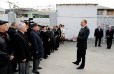 Для людей, живущих в бакинских поселках, будут созданы очень хорошие условия - Президент Ильхам Алиев (версия 2) (ФОТО)